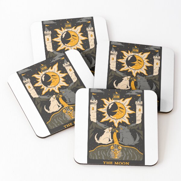 Item preview, The Moon tarot card designed and sold by Global Sisterhood.