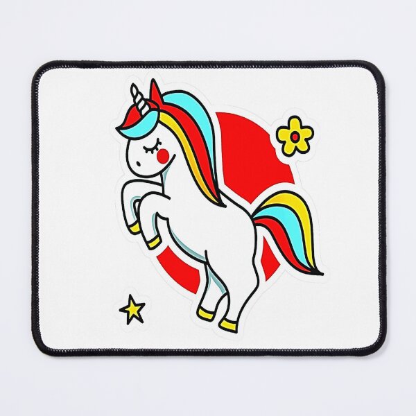 Item preview, Prancing Unicorn Cartoon designed and sold by Rorulent.