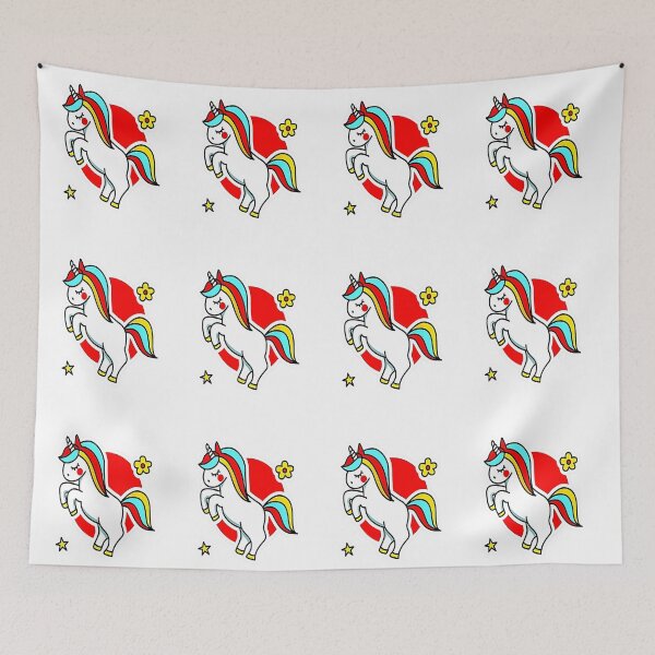 Item preview, Prancing Unicorn Cartoon designed and sold by Rorulent.