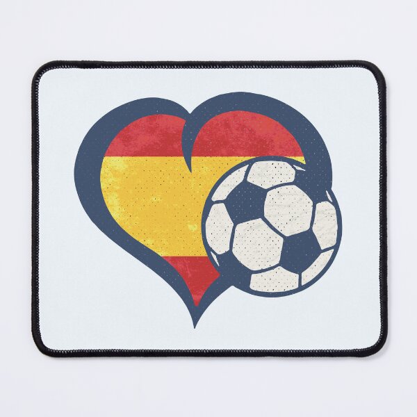 Item preview, Soccer Heart Spanish Flag - WOSO FutFem designed and sold by Numero14.