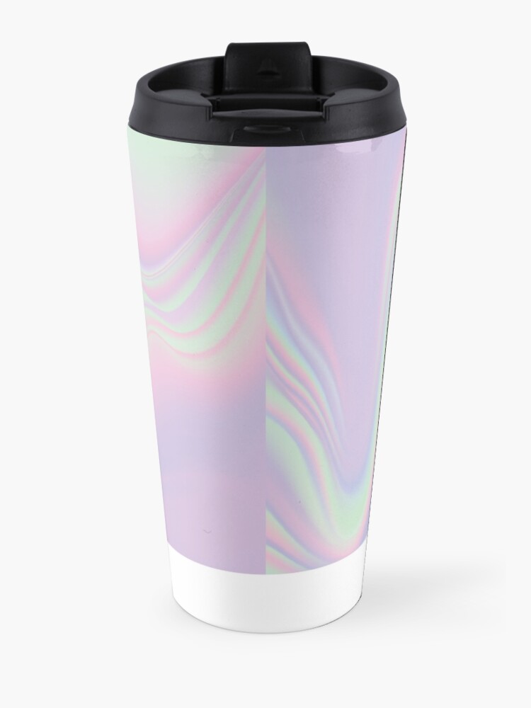 Alternate view of H.I.P.A.B - Holographic Iridescent Pantone Aesthetic Background Travel Mug