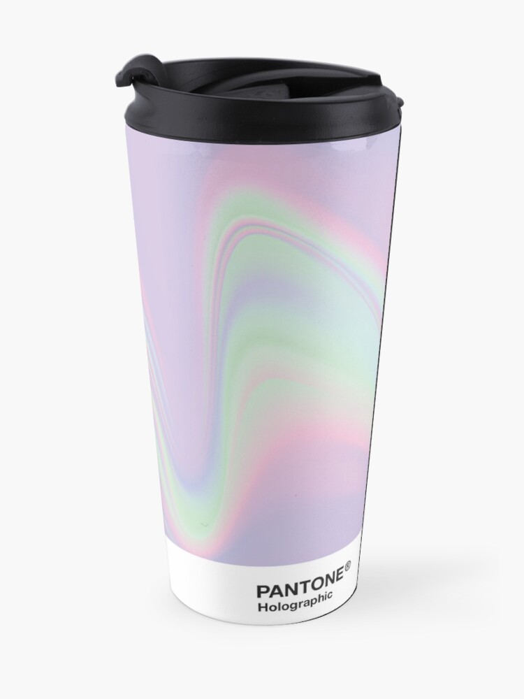 Alternate view of H.I.P.A.B - Holographic Iridescent Pantone Aesthetic Background Travel Mug