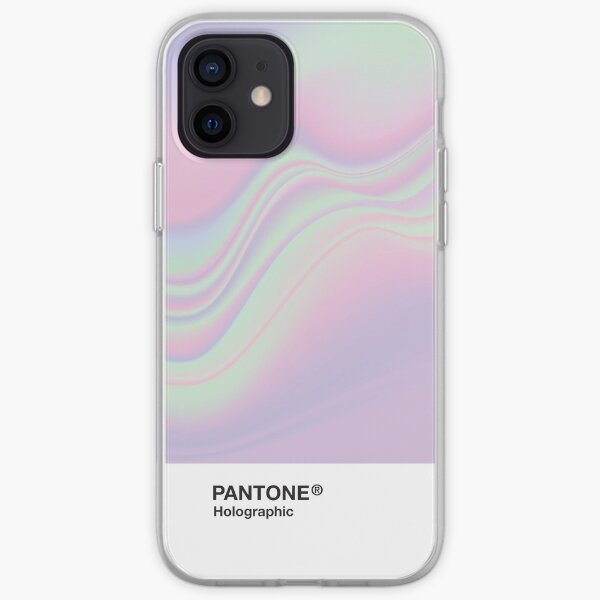H.I.P.A.B - Holographic Iridescent Pantone Aesthetic Background iPhone Soft Case