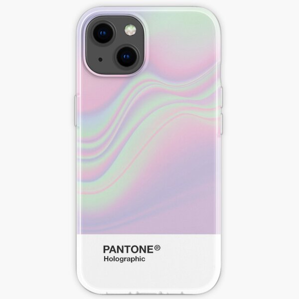 H.I.P.A.B - Holographic Iridescent Pantone Aesthetic Background iPhone Soft Case