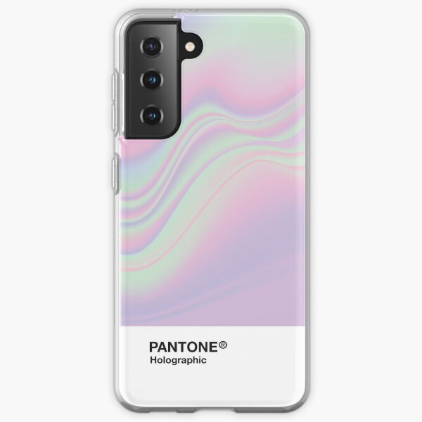 H.I.P.A.B - Holographic Iridescent Pantone Aesthetic Background Samsung Galaxy Soft Case