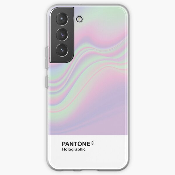 H.I.P.A.B - Holographic Iridescent Pantone Aesthetic Background Samsung Galaxy Soft Case