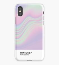 H.I.P.A.B - Holographic Iridescent Pantone Aesthetic Background iPhone Case