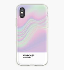 H.I.P.A.B - Holographic Iridescent Pantone Aesthetic Background iPhone Case