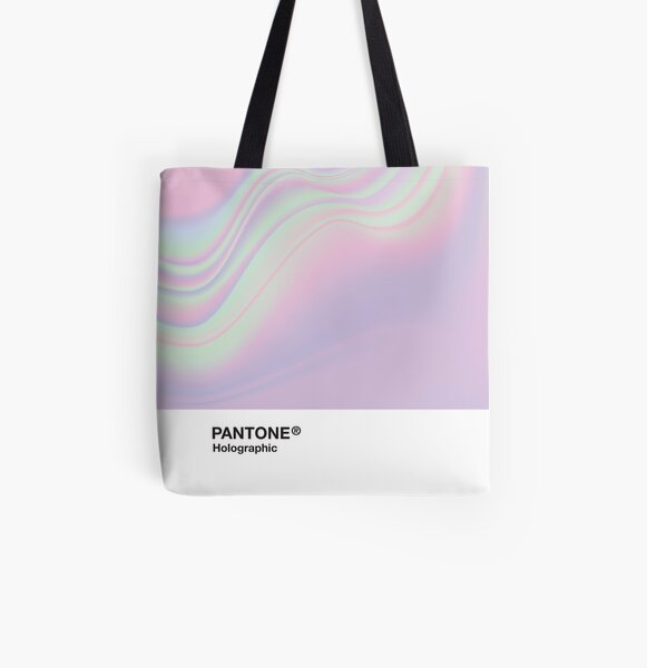 H.I.P.A.B - Holographic Iridescent Pantone Aesthetic Background All Over Print Tote Bag