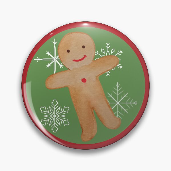Item preview, The Watercolor Gingerbread Man designed and sold by Bright76.