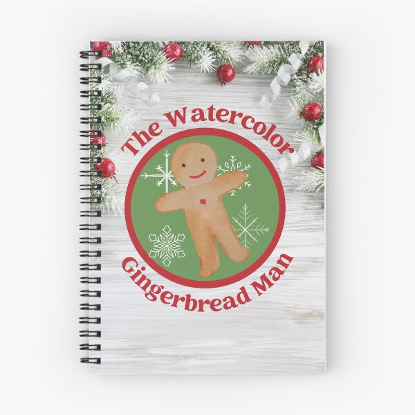 Item preview, The Watercolor Gingerbread Man designed and sold by Bright76.