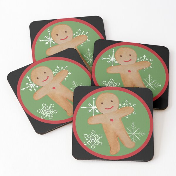 Item preview, The Watercolor Gingerbread Man designed and sold by Bright76.