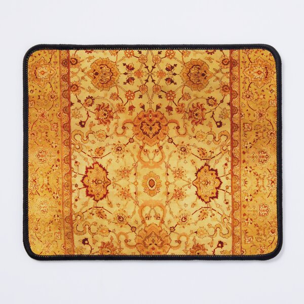 Item preview, Antique Indian Amritsar Rug Print designed and sold by Vicky Brago-Mitchell®.
