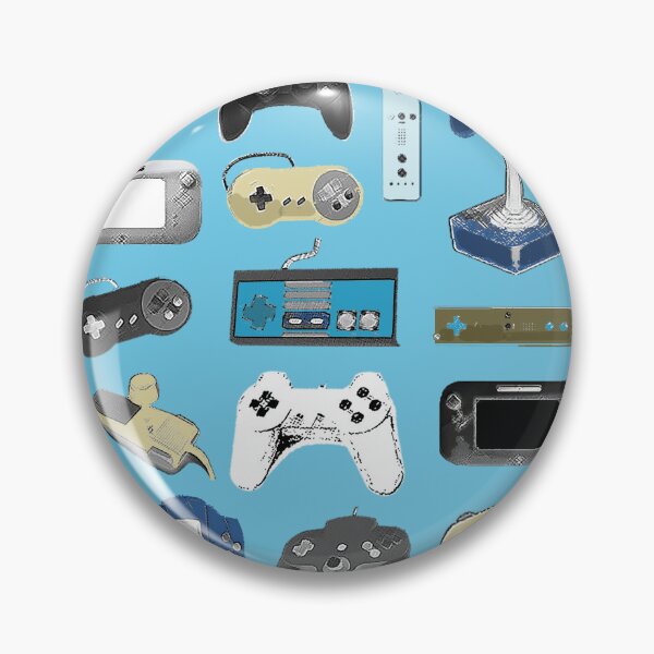 Item preview, Gaming Print - Video Game Controllers designed and sold by Jen K Wilson.