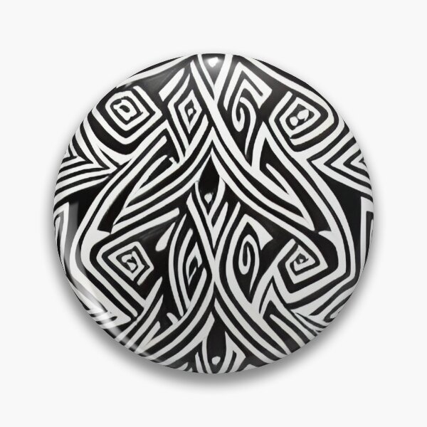 Item preview, Maori Tattoo Textile designed and sold by Aryabek.