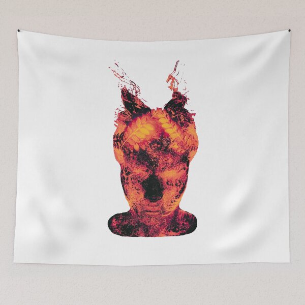 Item preview, Red Neon Face, Futuristic design designed and sold by Dven-Clothes.
