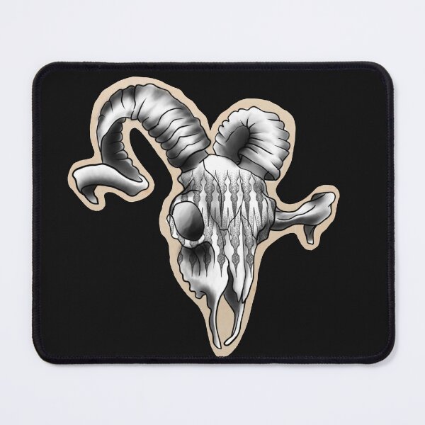 Item preview, ram skull drawing  designed and sold by Jesanns.