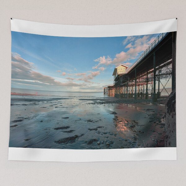 Item preview, Autumn Sunset over Penarth Pier, South Wales designed and sold by VnGphoto.