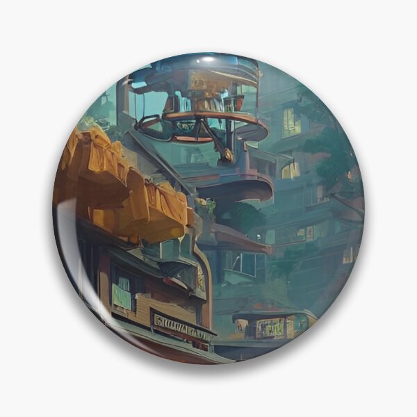 Item preview, Futuristic Shopping District designed and sold by Gizmoverse.