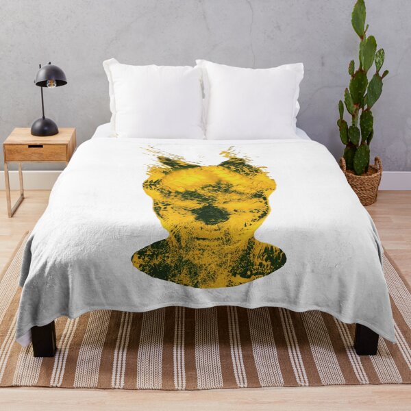 Item preview, Yellow Neon Face, Futuristic design designed and sold by Dven-Clothes.