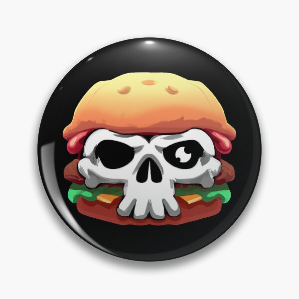 Item preview, Skull Burger with Cheese designed and sold by onsightdigital.