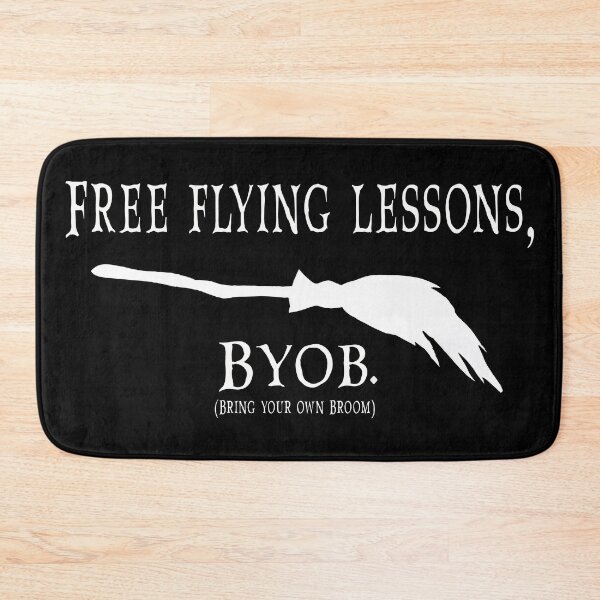 Item preview, Free Flying Lessons BYOB (Bring Your Own Broom) designed and sold by jamie Omahen.