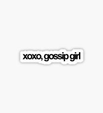 Xoxo, gossip girl Sticker