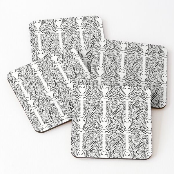 Item preview, Maori Tattoo Textile designed and sold by Aryabek.