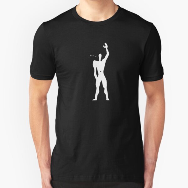 Le Corbusier - The Friendly Modular Man for dark clothing Slim Fit T-Shirt