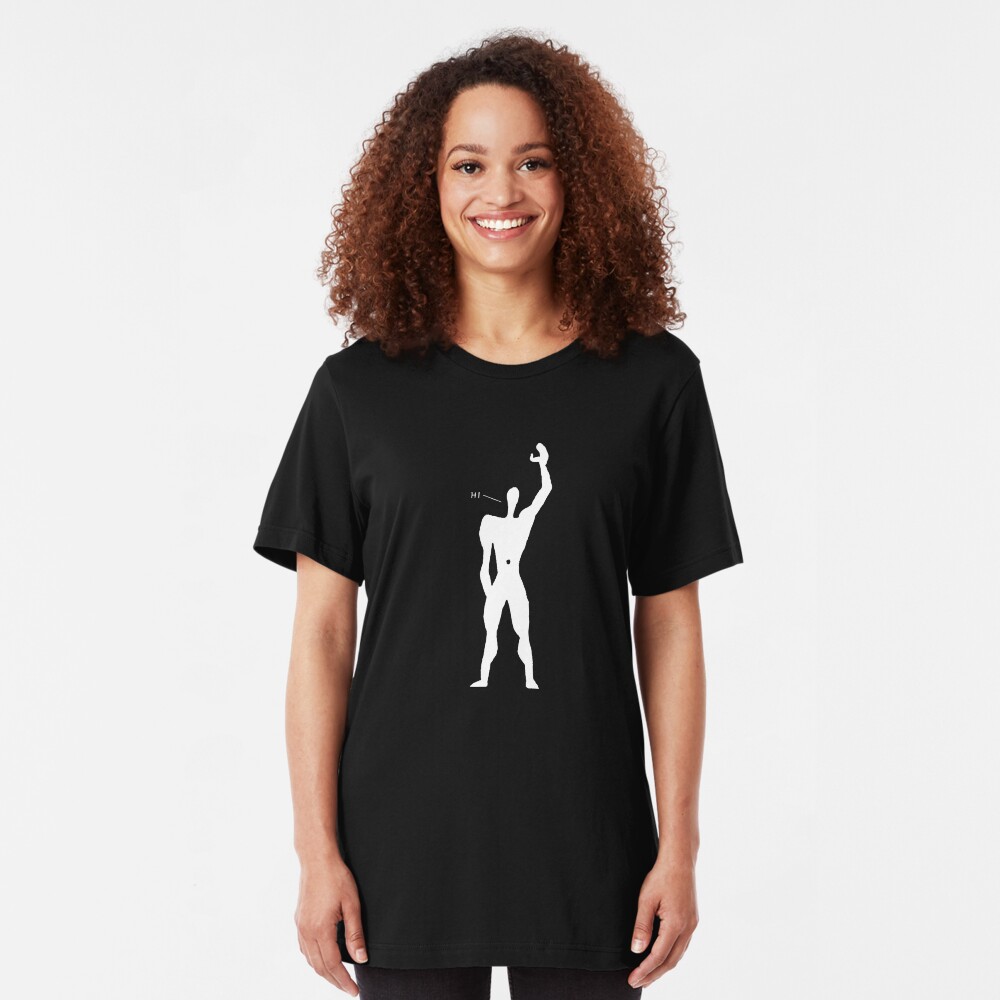 Le Corbusier - The Friendly Modular Man for dark clothing Slim Fit T-Shirt