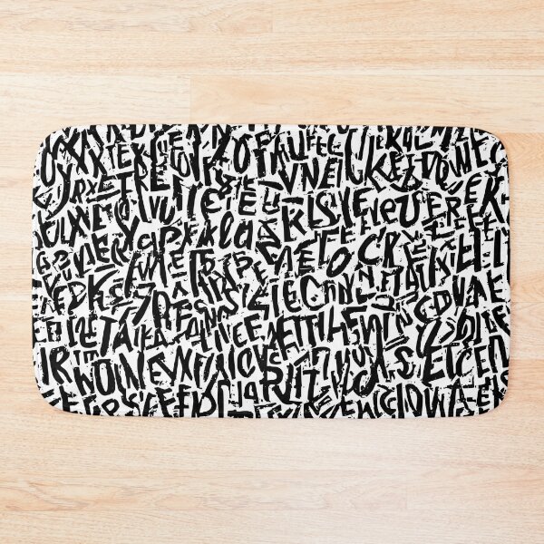 Item preview, Typo, typography abstract letters and graphic symbols pattern texture designed and sold by UDDesign.