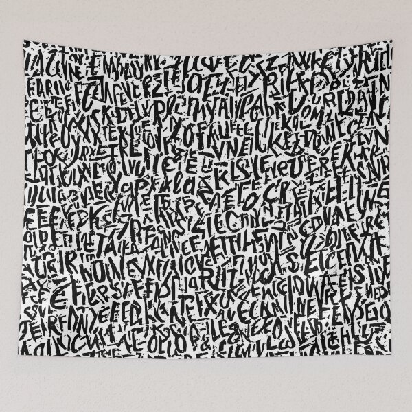 Item preview, Typo, typography abstract letters and graphic symbols pattern texture designed and sold by UDDesign.