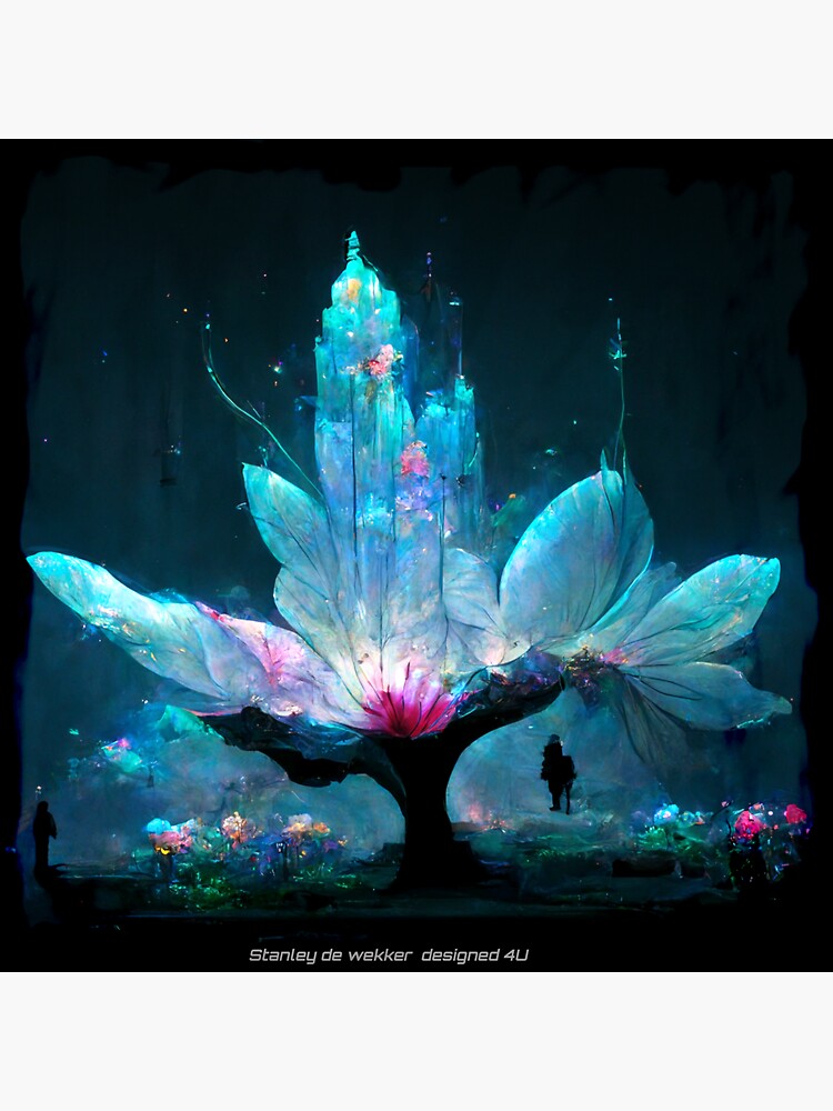 "Heavenly White Lily in Garden of Eden" Sticker for Sale by Sintex7