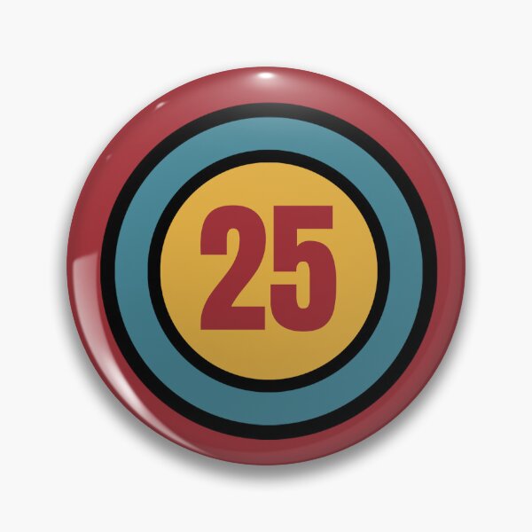 Item preview, The Number 25 - twenty five - twenty fifth - 25th designed and sold by SirenSeventyOne.