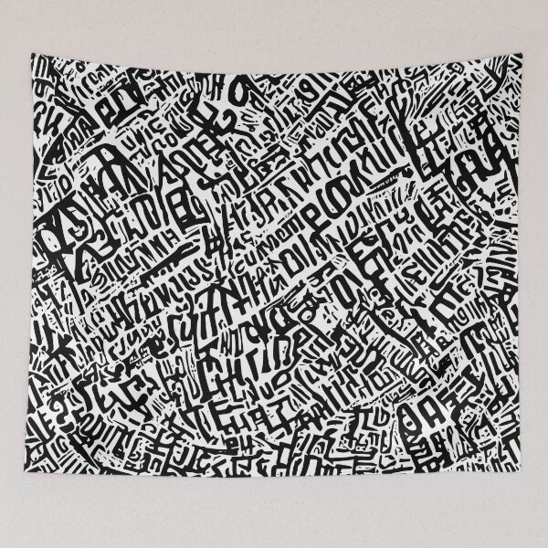 Item preview, Typo, typography abstract letters and graphic symbols pattern texture designed and sold by UDDesign.