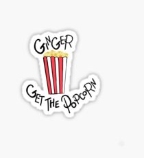 West Wing Ginger Get the Popcorn Sticker