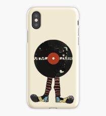 Funny Vinyl Records Lover - Grunge Vinyl Record iPhone Case