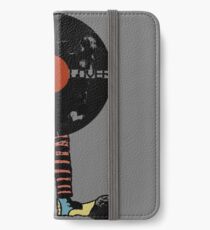 Funny Vinyl Records Lover - Grunge Vinyl Record iPhone Wallet/Case/Skin