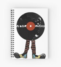 Funny Vinyl Records Lover - Grunge Vinyl Record Spiral Notebook