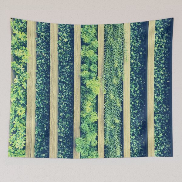 Item preview, green nature vertical stripes designed and sold by Pattern King.