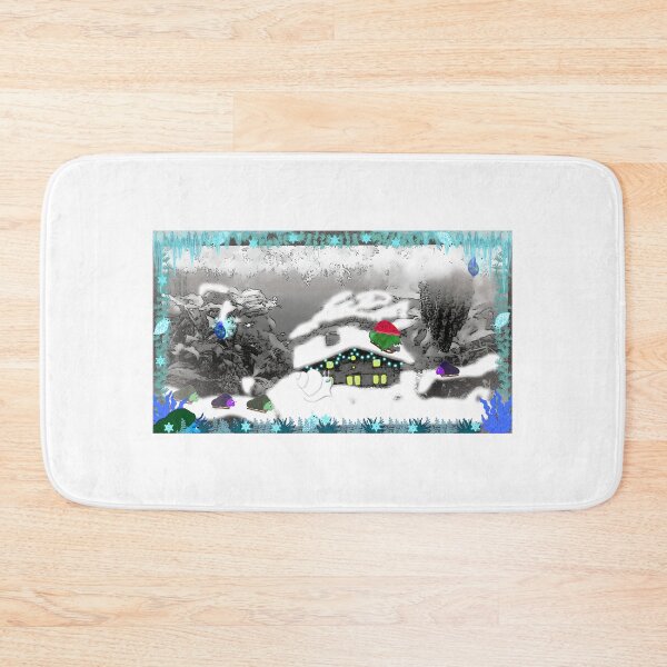 Item preview, Fun winter holiday time landscape with snails designed and sold by BrachiaST.