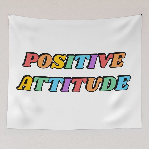 Item preview, POSITIVE ATTITUDE - rainbow designed and sold by Inspirationmotivation.