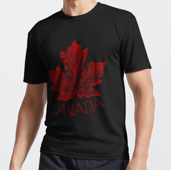 Vintage Canada Maple Leaf Shirt Mens Sz XL Travel Tourist Art