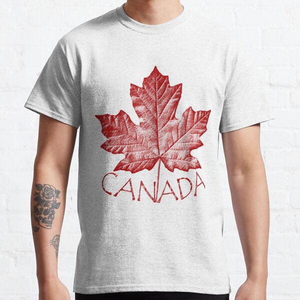  Men's Vintage Canada Flag Shirt Maple Leaf Canadian