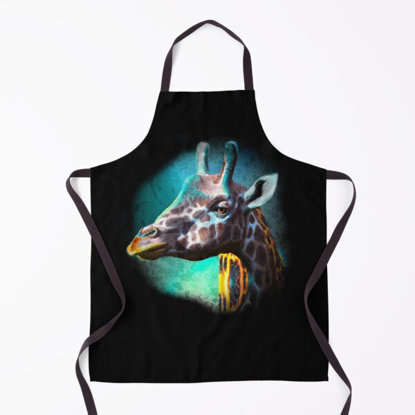Item preview, The Pensive, Side-Looking Giraffe: in Colors designed and sold by markmm9.