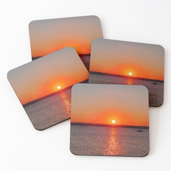 Item preview, Sunset view from a lakeside view designed and sold by ahmedabdelbaset.