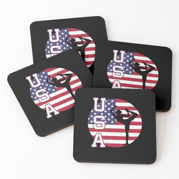 Item preview, USA Gymnast Womens Gymnastics Team Athlete American Flag designed and sold by kinceymurrap46.