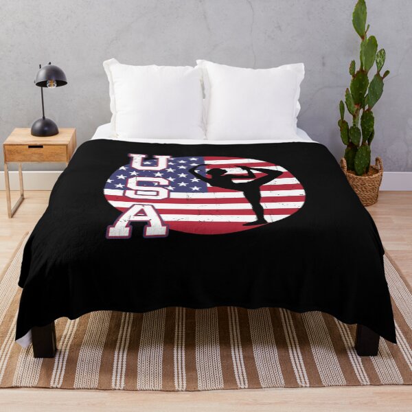 Item preview, USA Gymnast Womens Gymnastics Team Athlete American Flag designed and sold by kinceymurrap46.