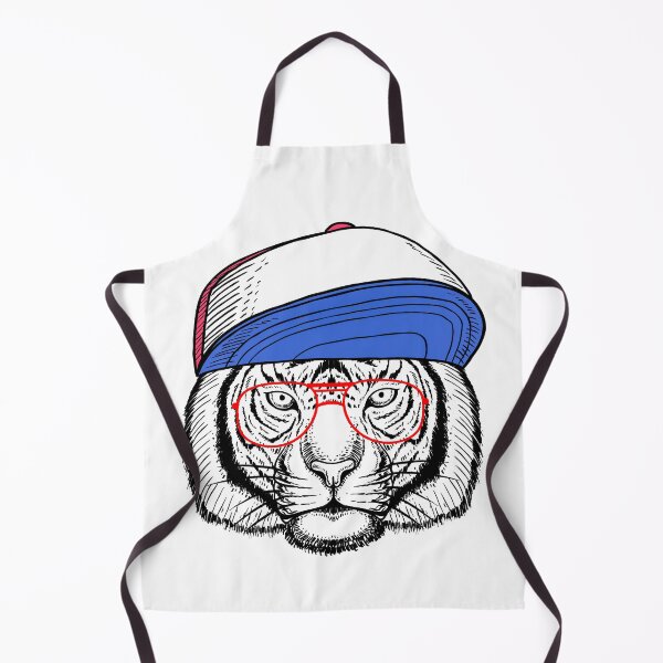 Item preview, Funny Tiger With Baseball Cap And Glasses designed and sold by Shekevara.