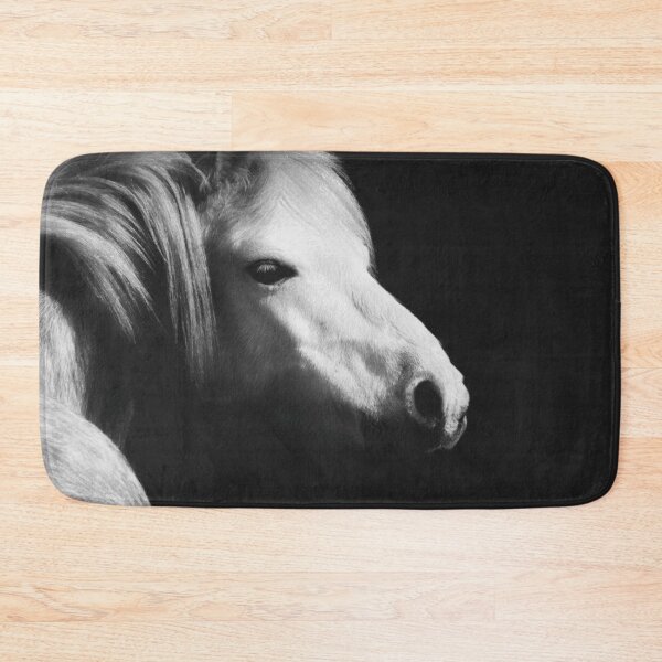 Item preview, white horse portrait designed and sold by Francespoppy.